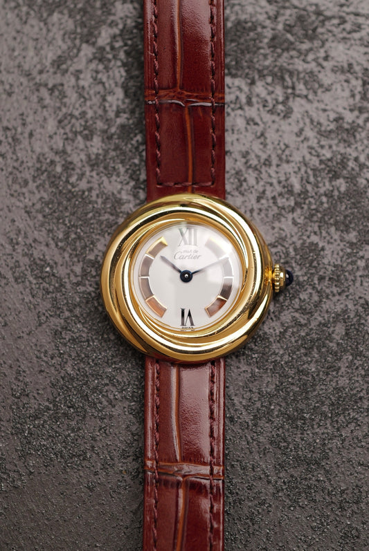 Cartier Must De Trinity "Tricolur" Quartz Circa. 1990s /w ori box