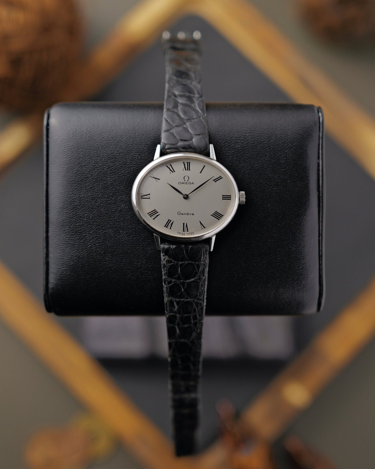 Omega Genève “Oval” Brushed Grey Dial Ref. 511.417 (circa 1973)