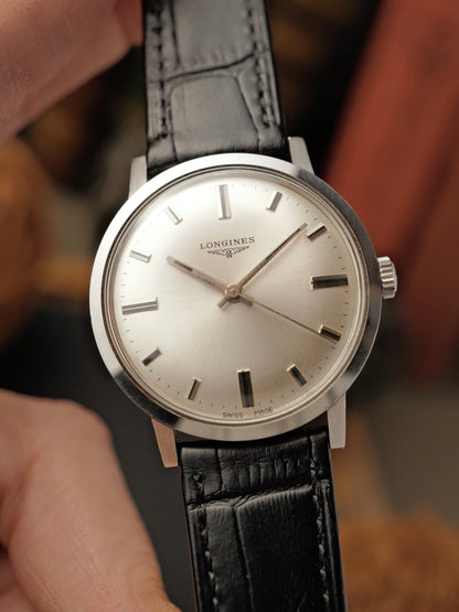 Longines “Domed Silver Sunburst Dial” Ref. 7841(circa 1960s)