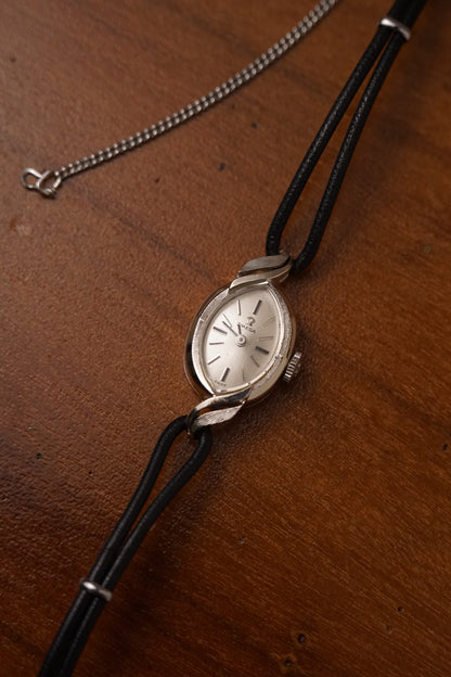 Ladies' Omega 14k solid gold cocktail watch circa 1960s manual winding