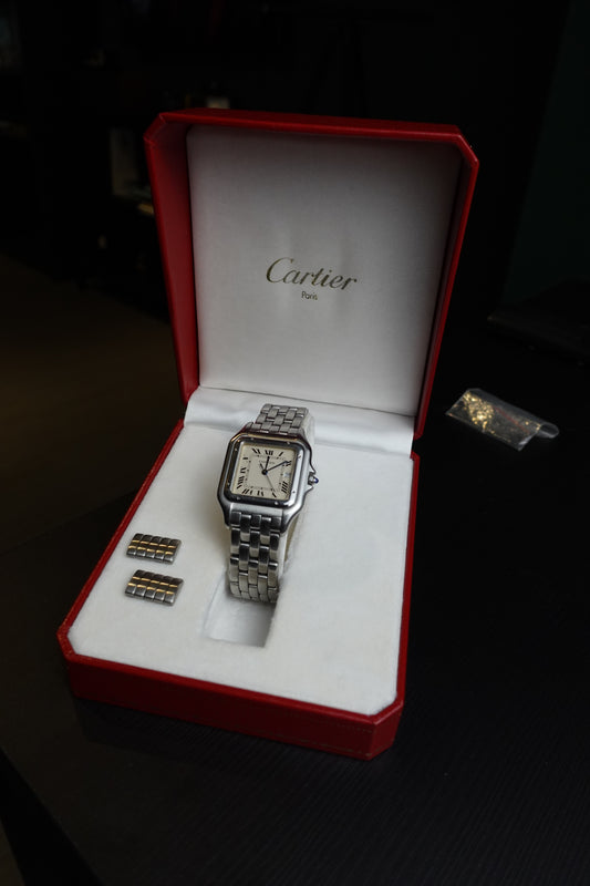 90s Cartier Panthere 'jumbo' extra thin quartz