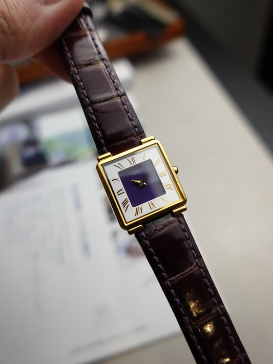 Seiko Ladies Laselle Swiss variation with unique purple dial