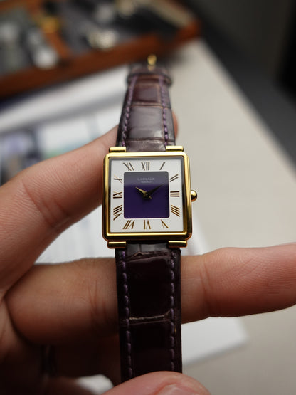 Seiko Ladies Laselle Swiss variation with unique purple dial