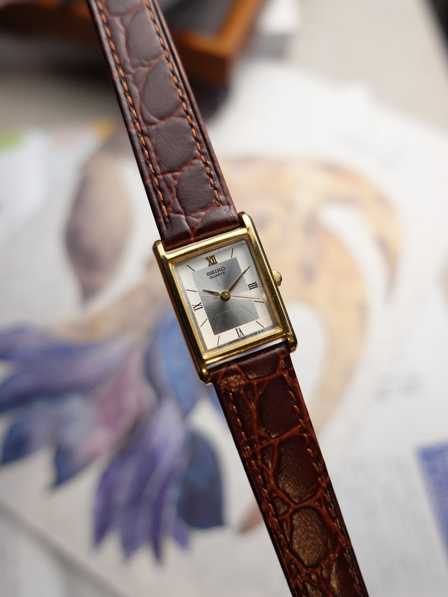 Seiko Tank Art Deco dial