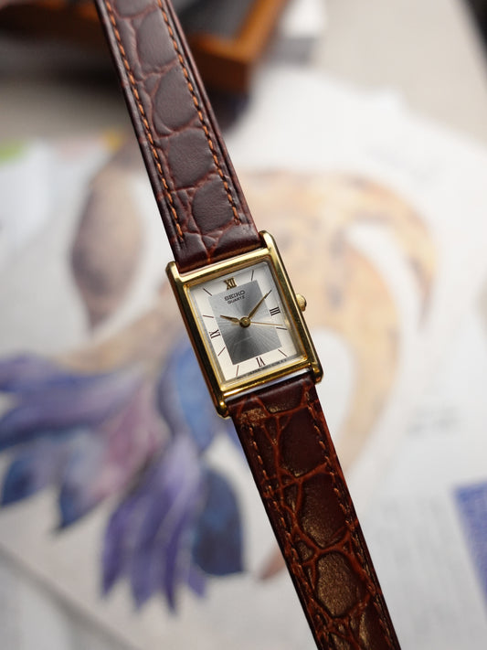 Seiko Tank Art Deco dial