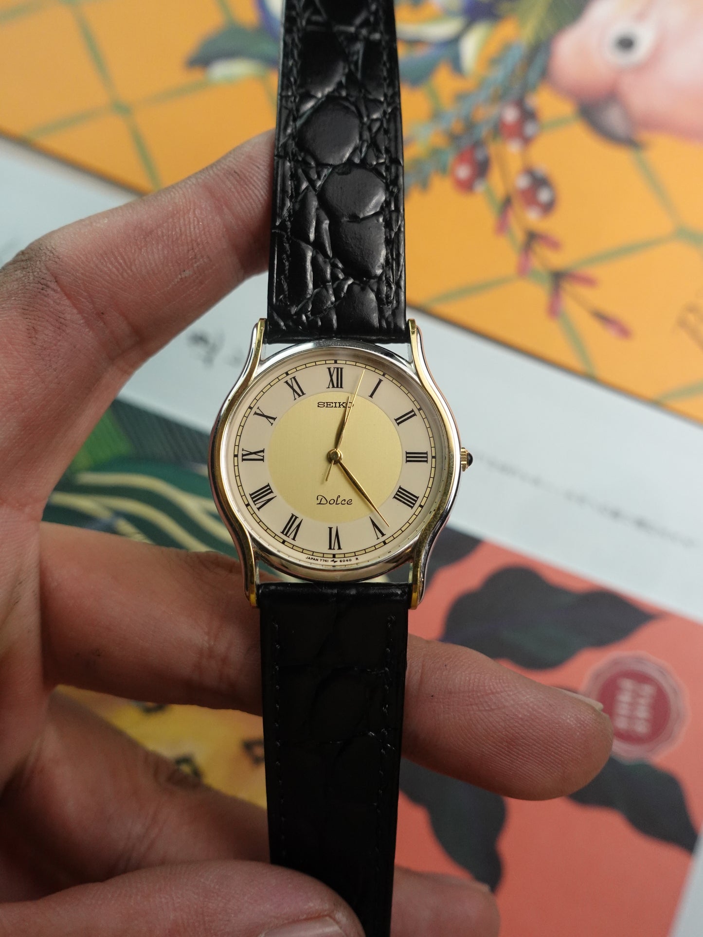 Seiko Dolce 2-tone Dial With 2-tone case