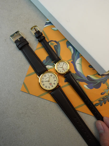 Citizen Fuji TV Couple Set watch New Old stock