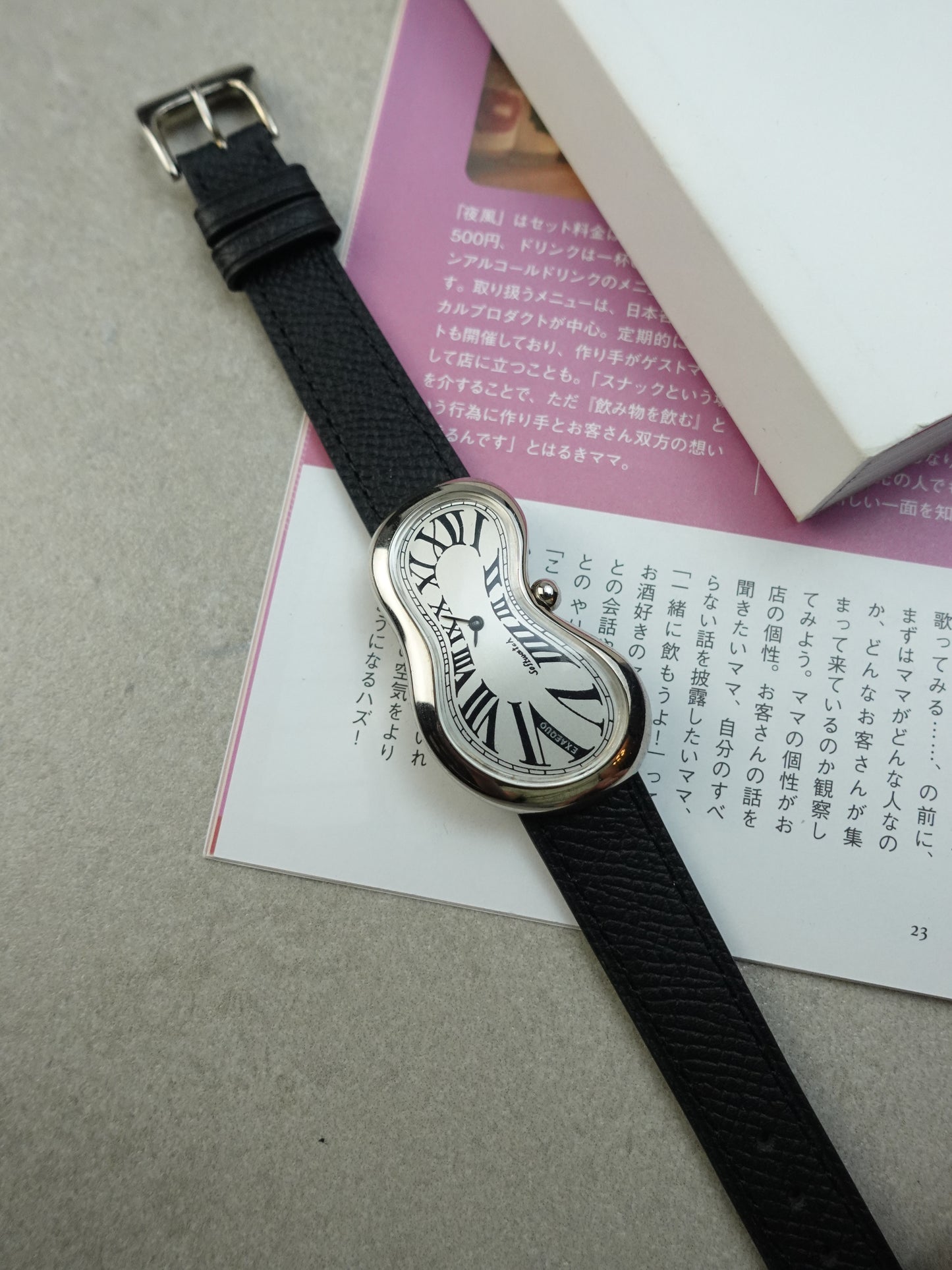 80s Dali's melting watch by Softwatch