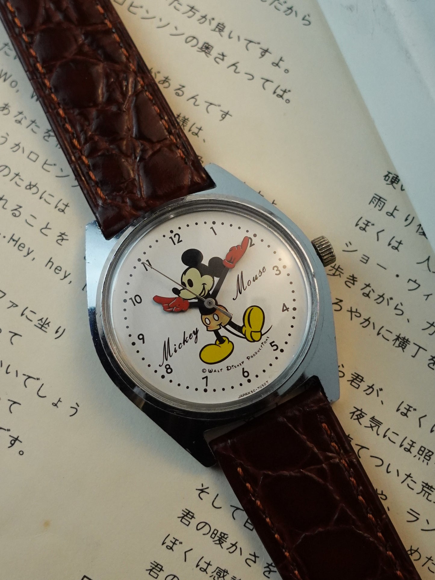 70s Seiko Mickey Mouse Automatic Movement