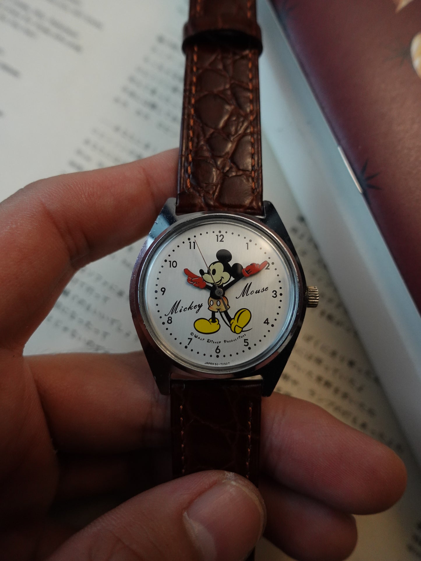 70s Seiko Mickey Mouse Automatic Movement