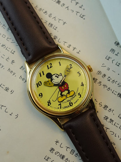 80s Seiko Lorus Mickey Quartz