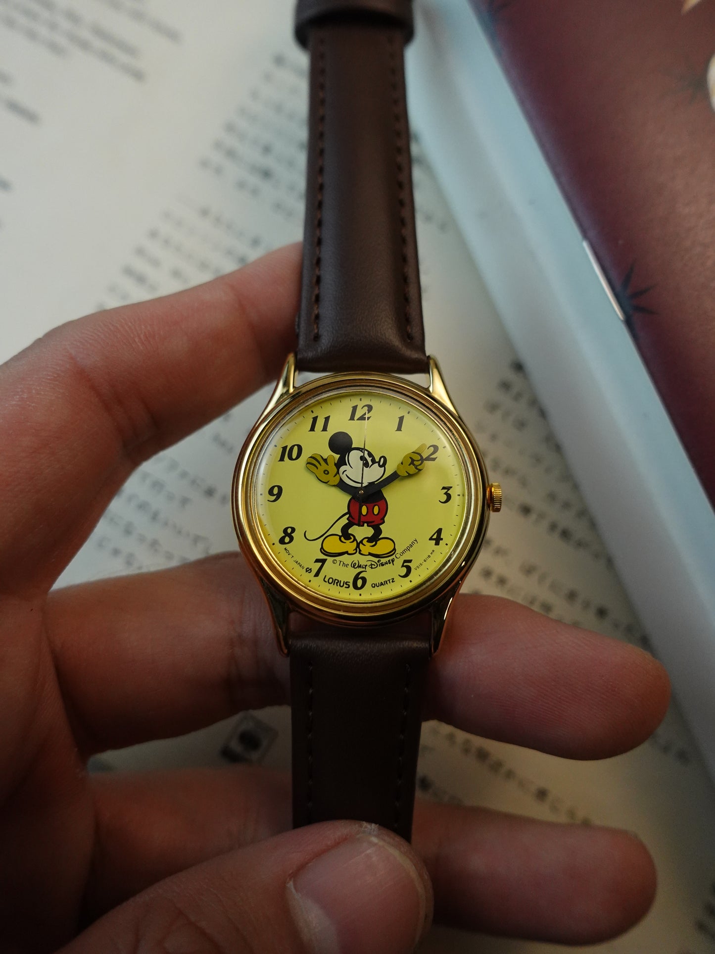 80s Seiko Lorus Mickey Quartz