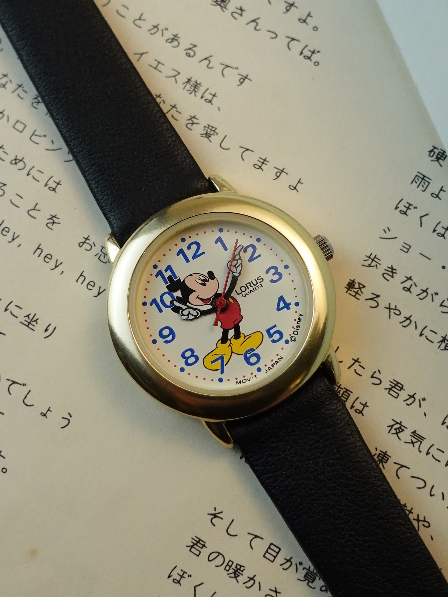 80s Seiko Lorus Mickey Quartz