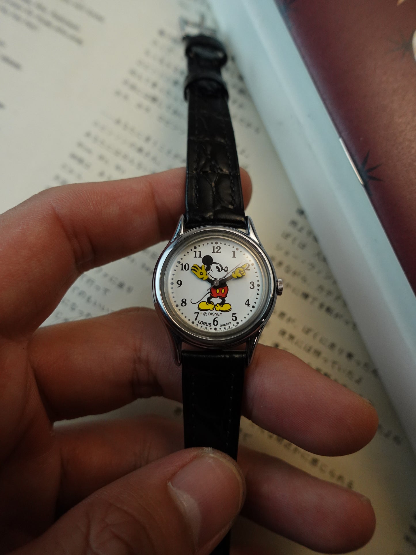 80s Seiko Lorus Mickey Mouse quartz mini