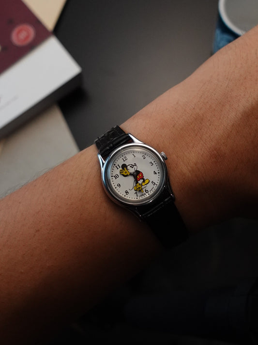 80s Seiko Lorus Mickey Mouse quartz mini