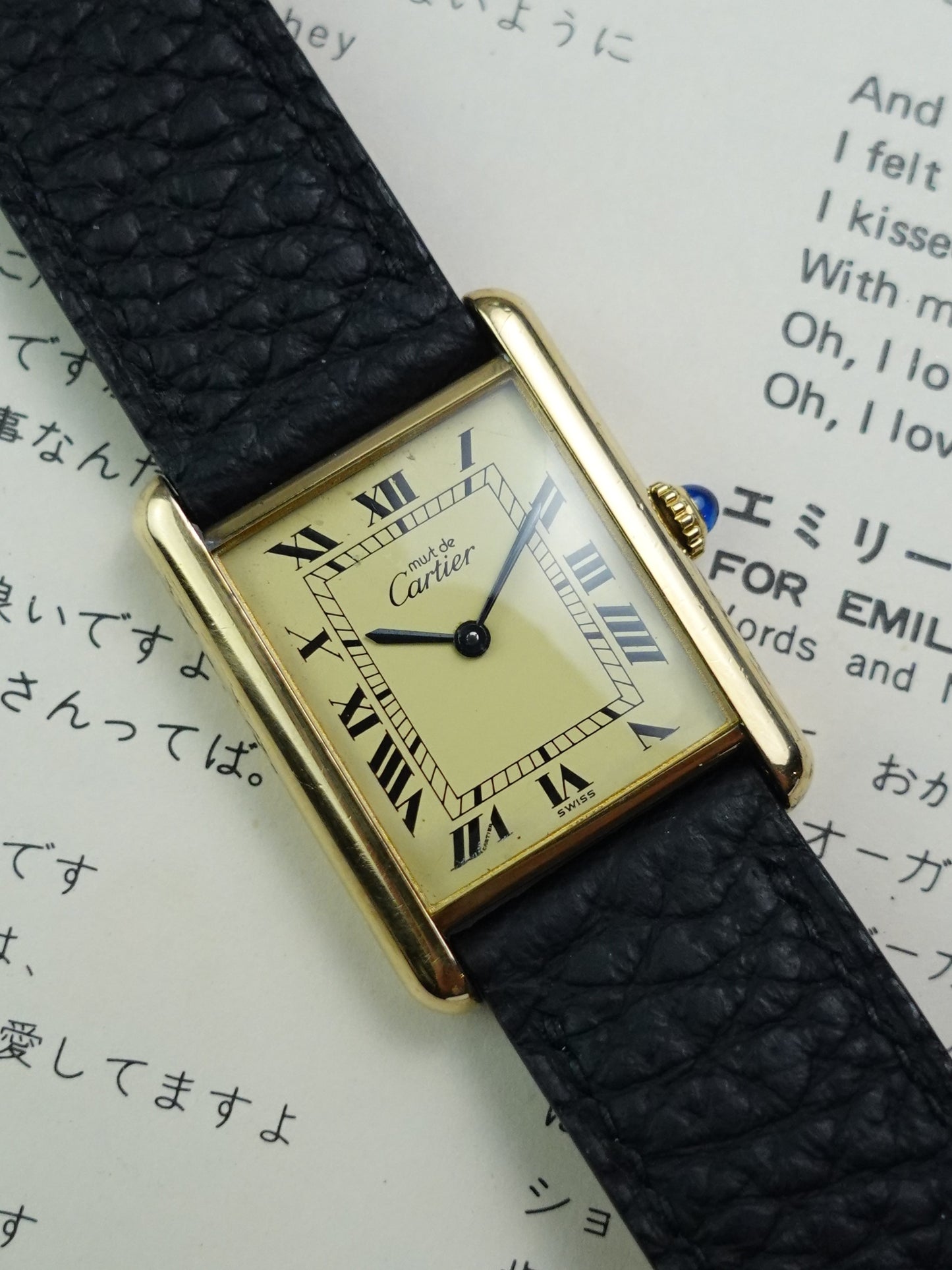 Must de Cartier Tank Manual winding Large Model