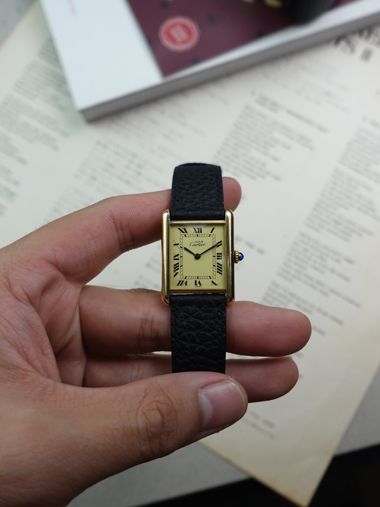 Must de Cartier Tank Manual winding Large Model