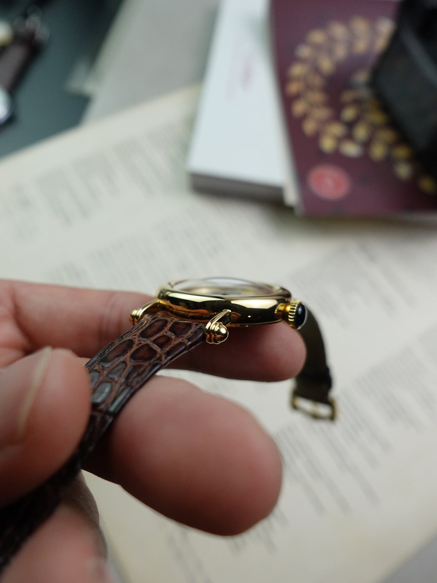 90s Cartier Diabolo solid 18k LM quartz