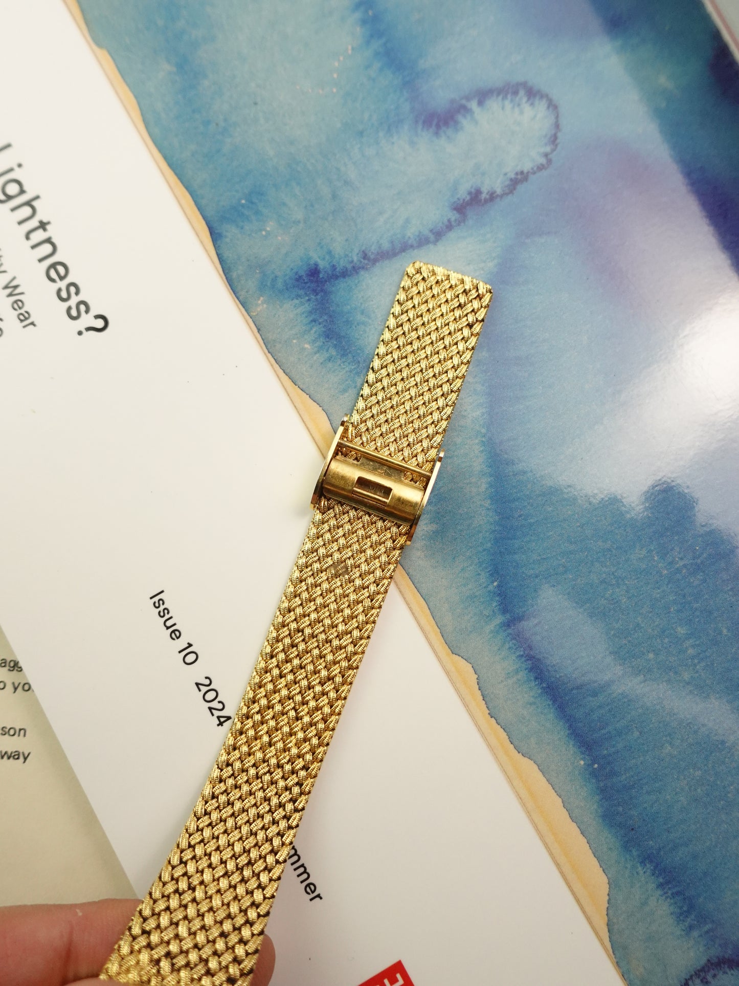 80s Cyma integrated Bracelet in Gold