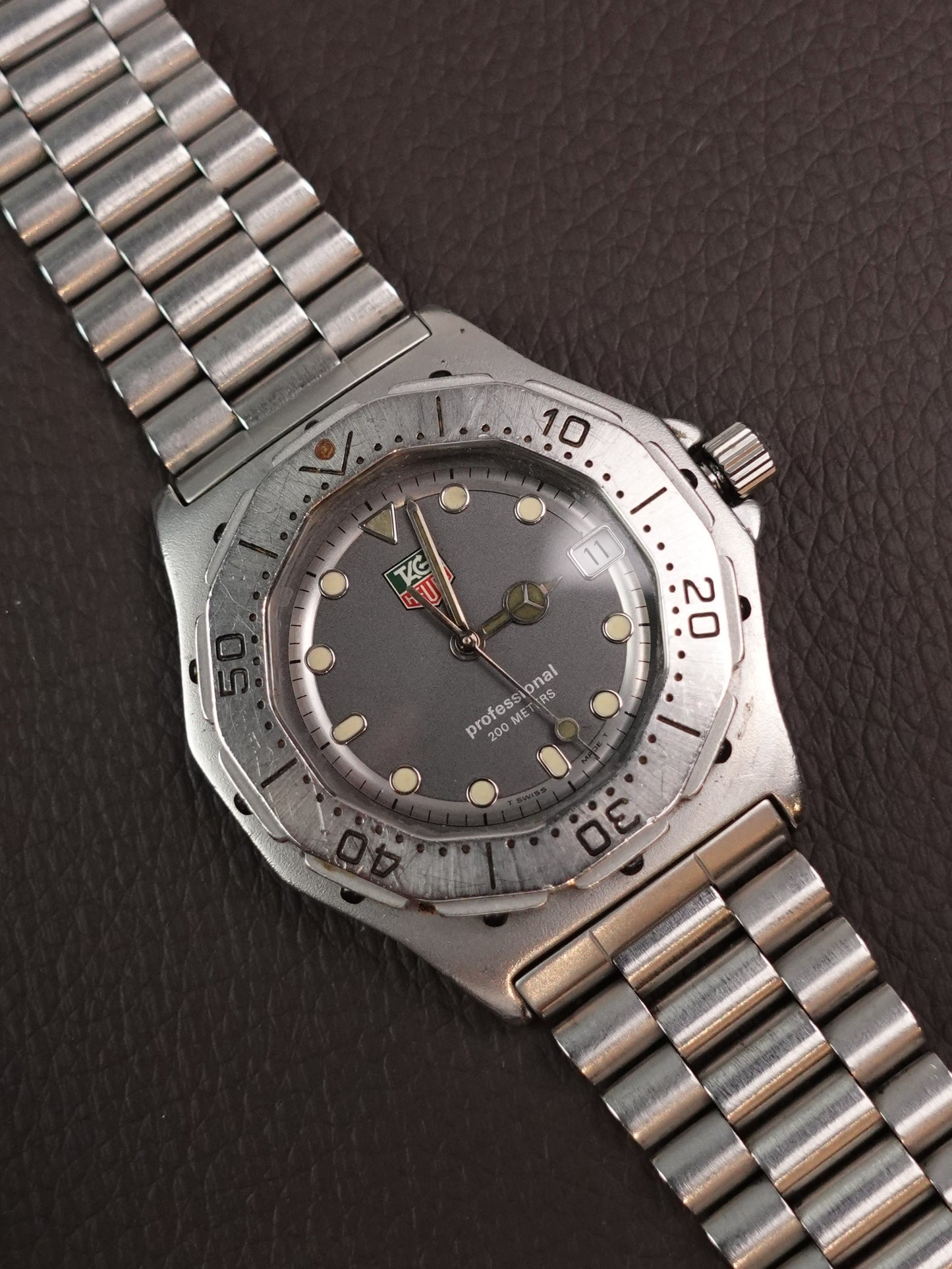 1980s TAG Heuer Professional 3000 Large-size