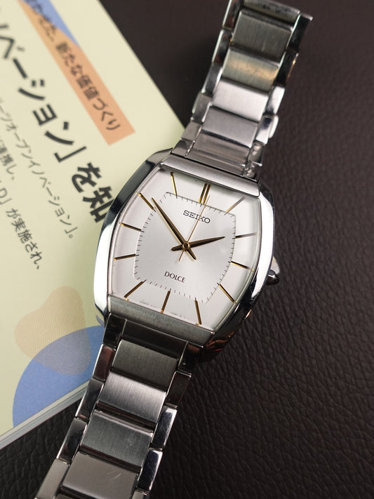 Seiko Dolce Tonneau Quartz 8J41-0AH0