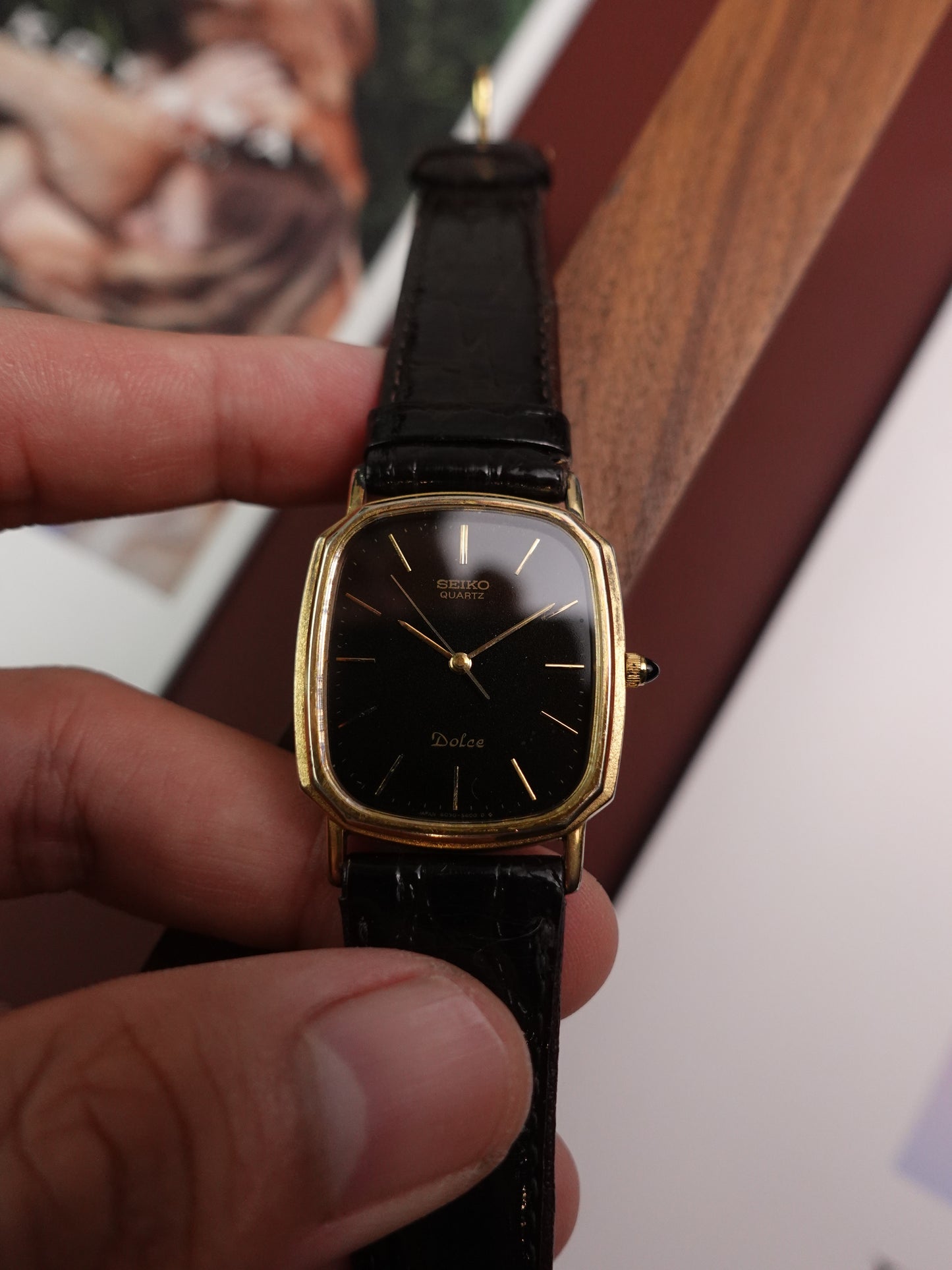 1982 Seiko Dolce 6030-5550 Black Starry Dial