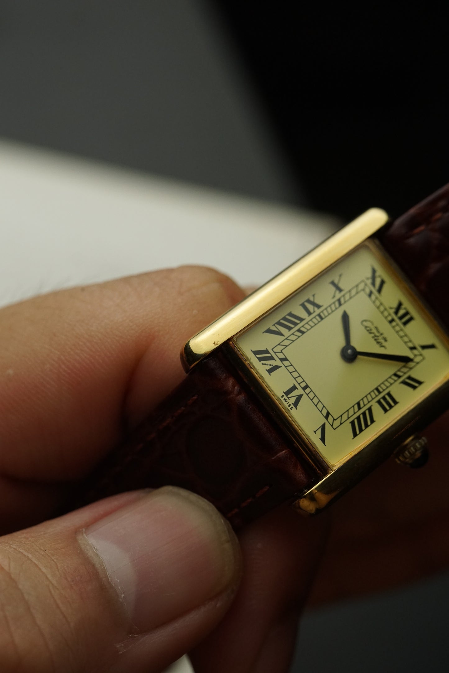 Must de Cartier Tank Manual winding men