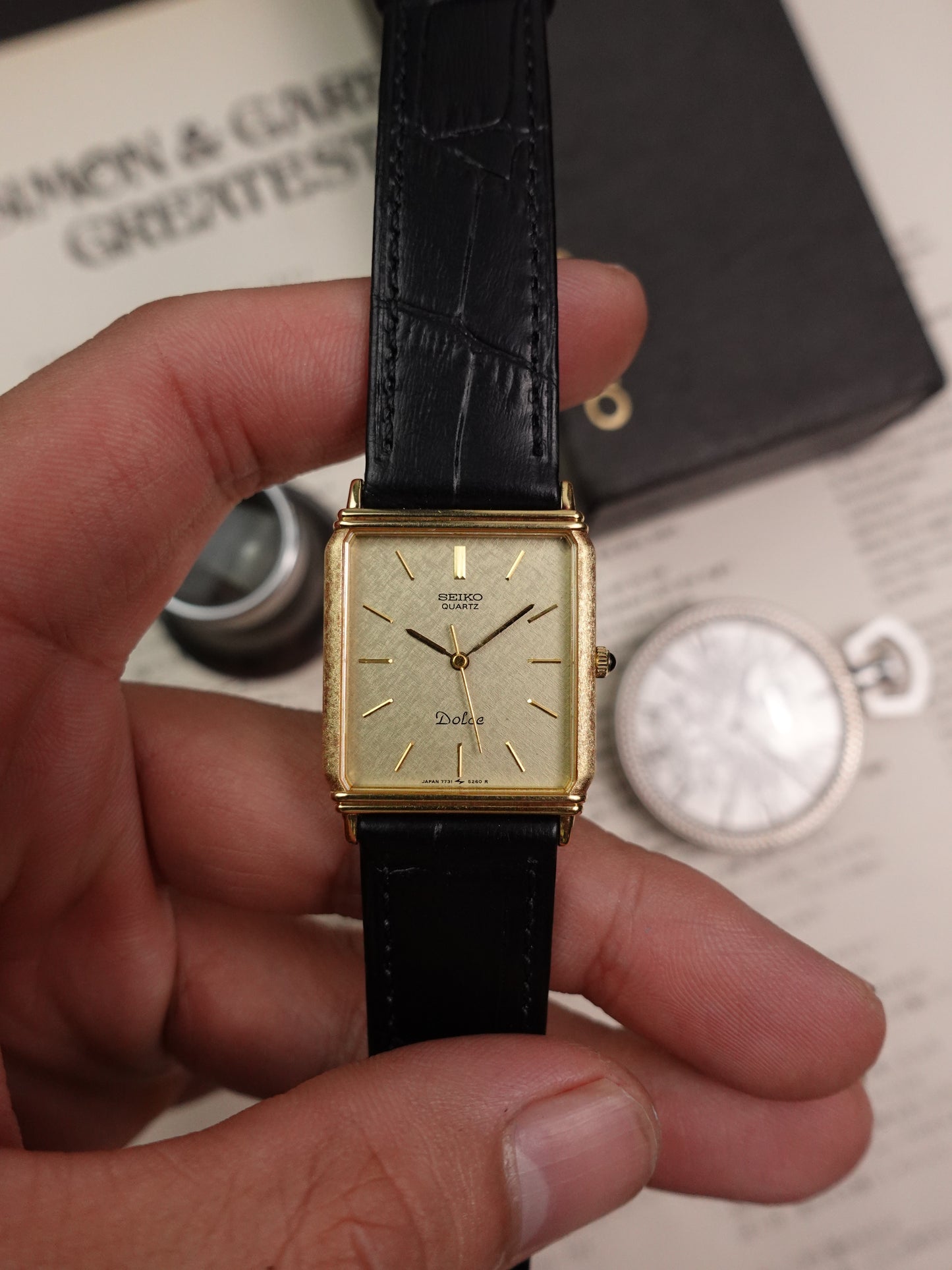 Seiko Dolce 'Chinoise' 7731-5230 Circa. 1985