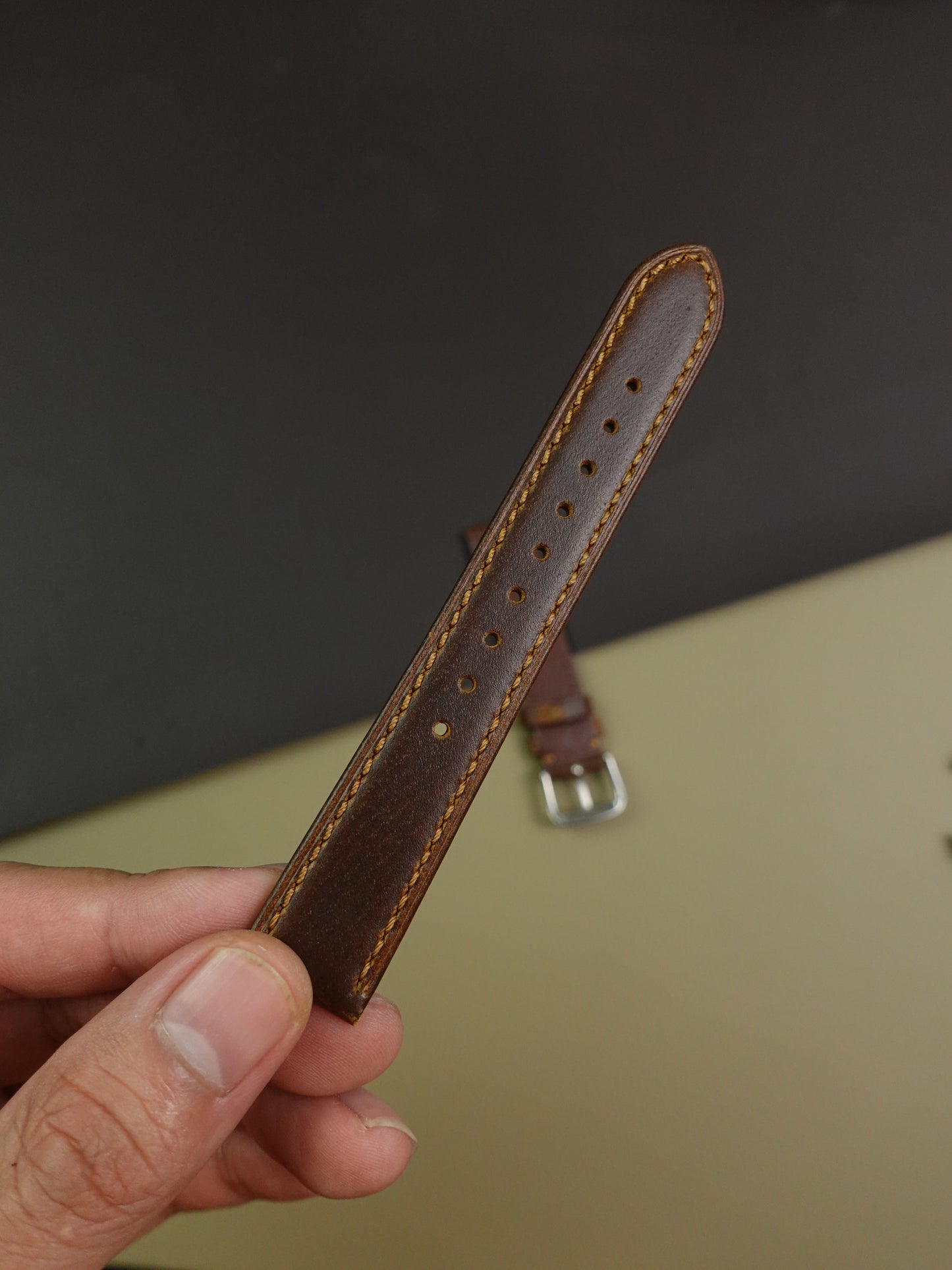 Classic Brown Leather Strap