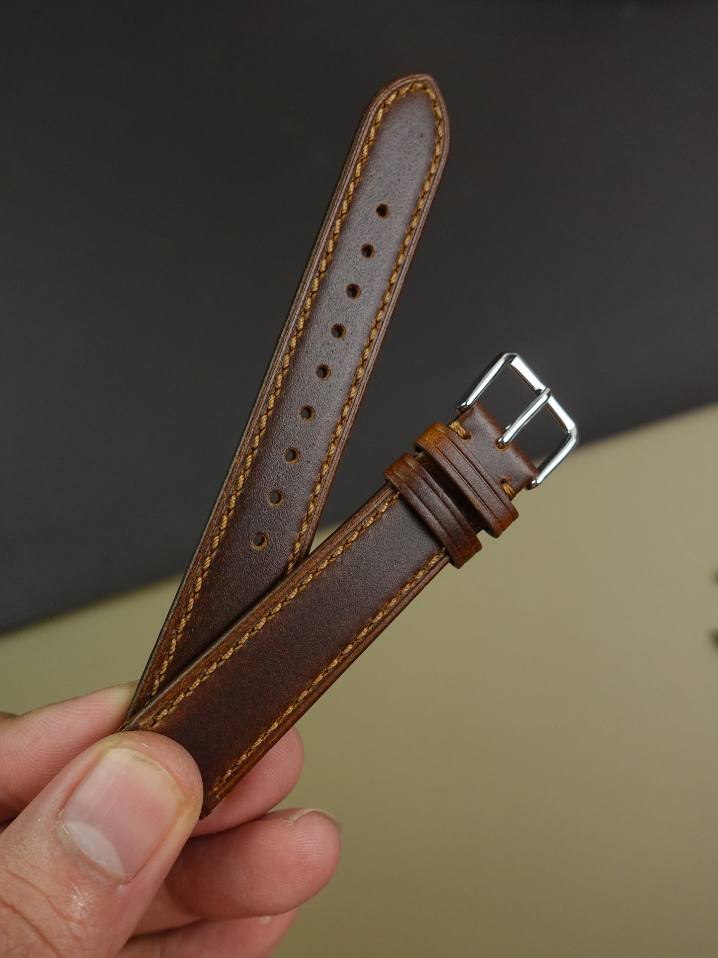 Classic Brown Leather Strap