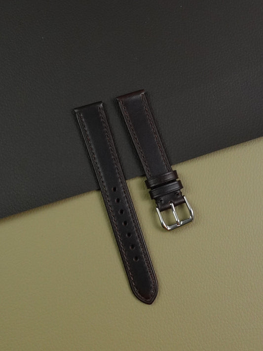 Classic Reddish Brown Leather Strap