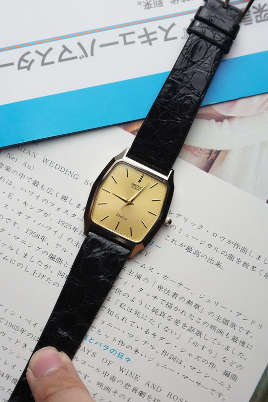 Seiko Dolce octa NSAG scratch resistant case