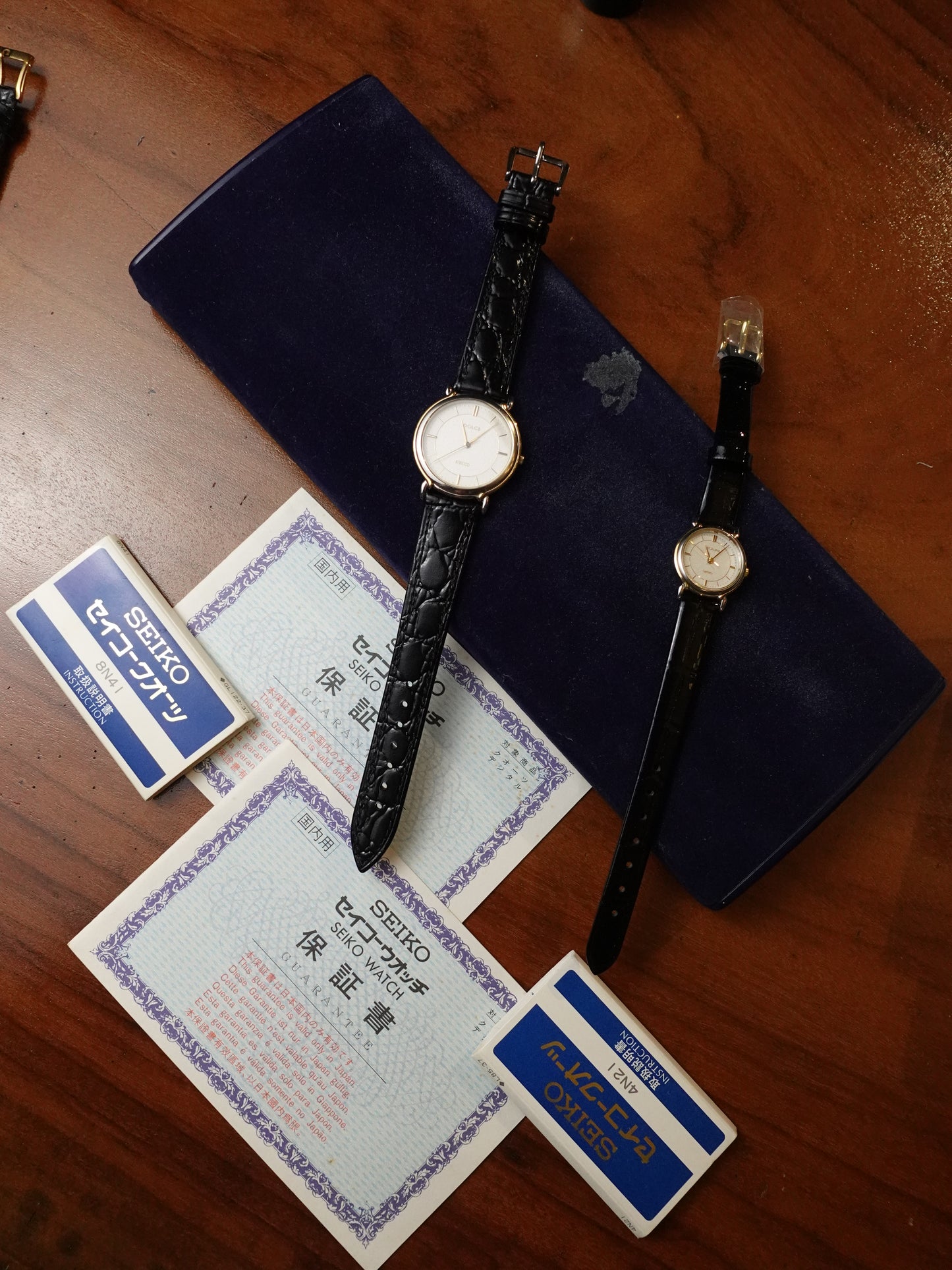 Seiko Dolce Exceline Couple set 7-11 20th anniversary piece. Circa.1990s