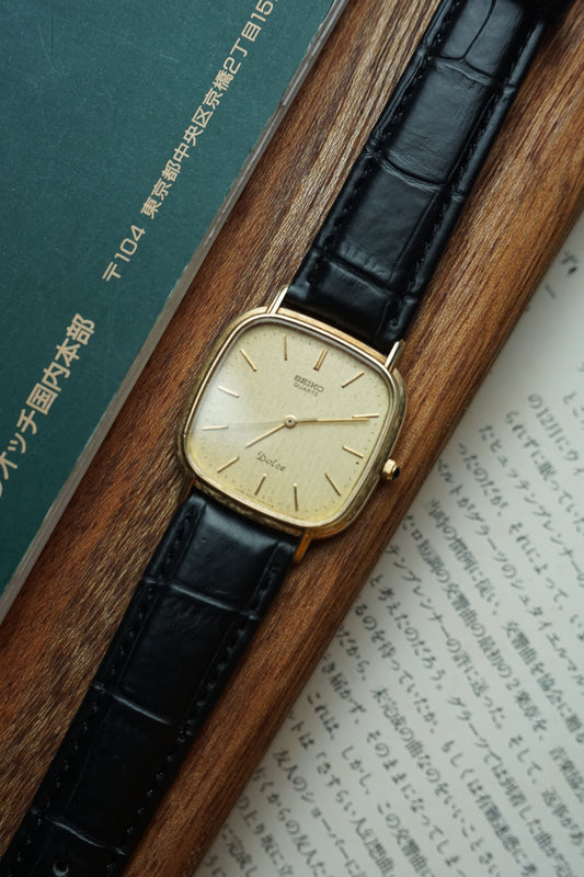 early 80s Seiko Dolce 'cushion case'