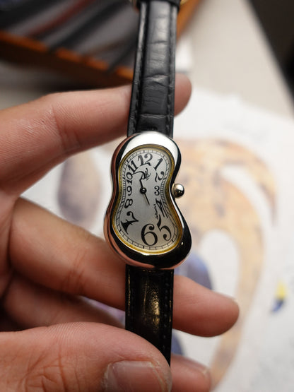 80s Dali's melting watch Arabic numeral by Softwatch