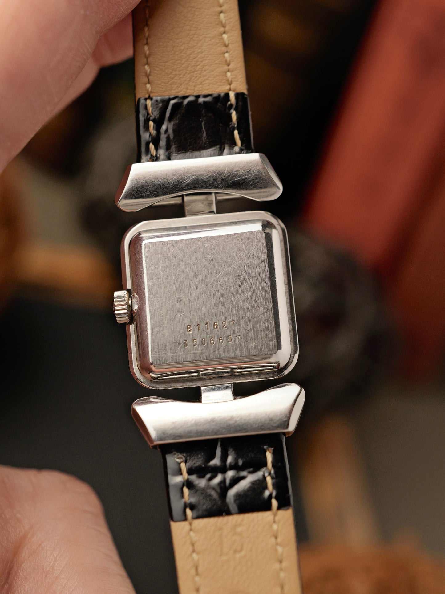 Universal Genève “Silver Square” Convertible Lugs Ref. 811627 (Circa 1960s)