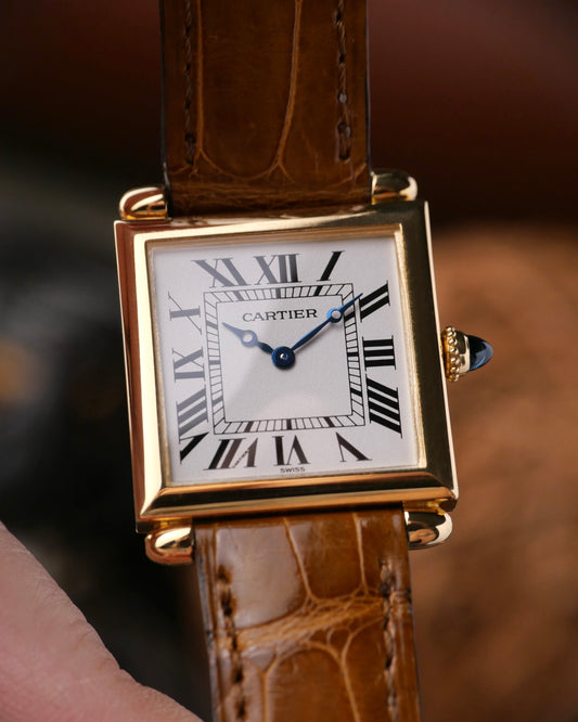 Cartier Tank Obus 18K Yellow Gold w/ Full Set Ref. 16302 (circa 1996)