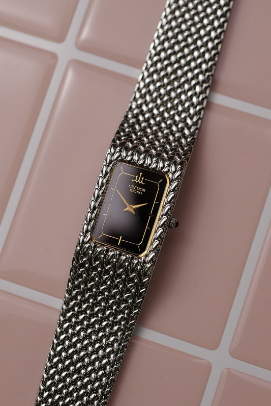Seiko Credor integrated Bracelet "Onyx" 2F70-5340