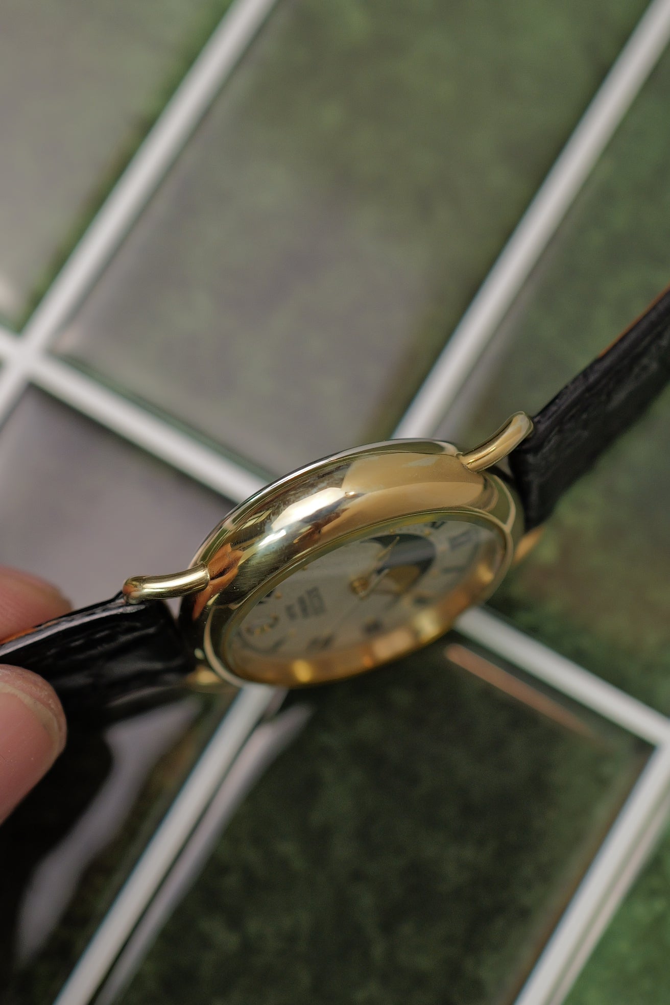 Seiko Alba Moonphase "Pebble" With original buckle