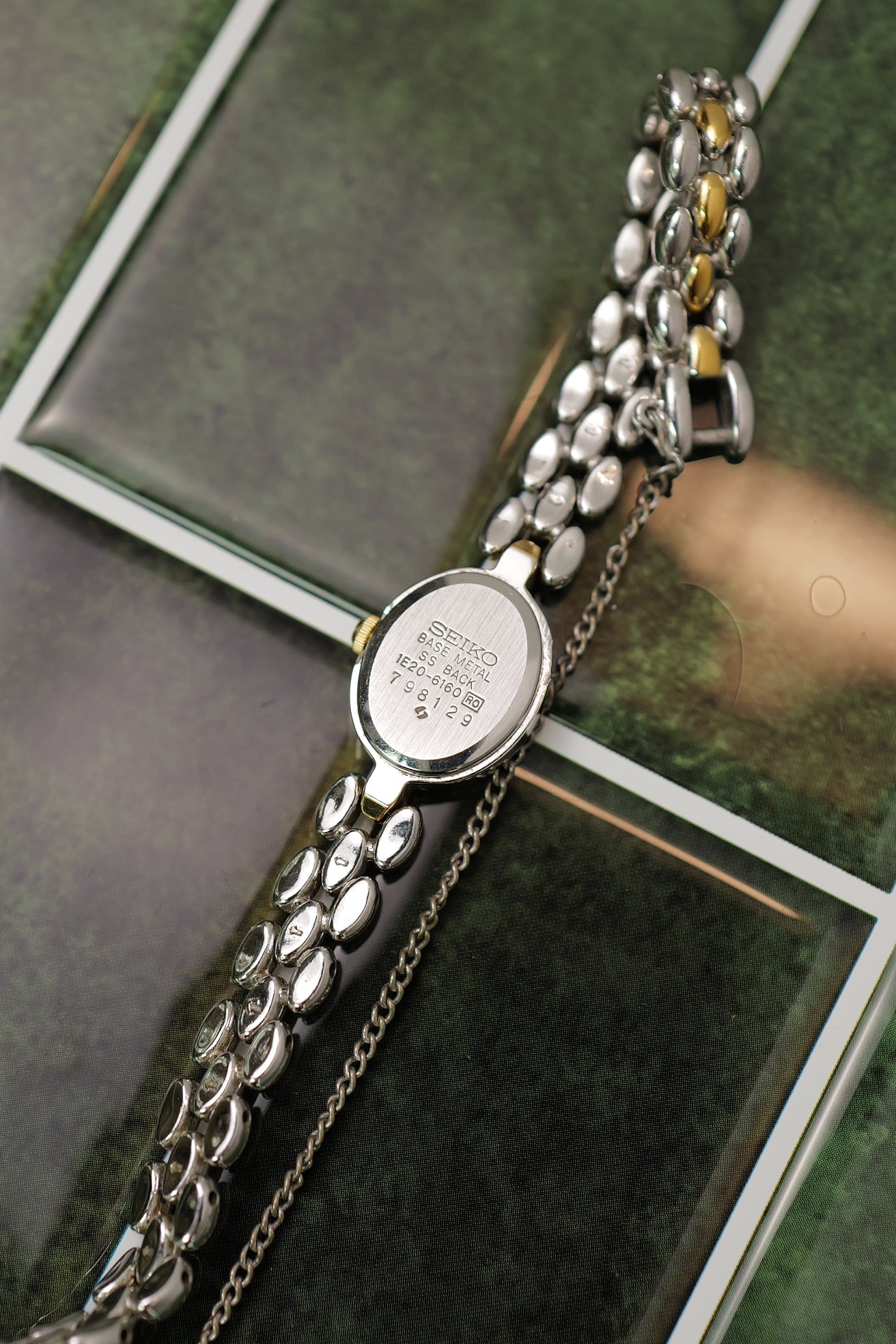 Seiko mini Oval "Sapphire" 2 tone Circa.1997
