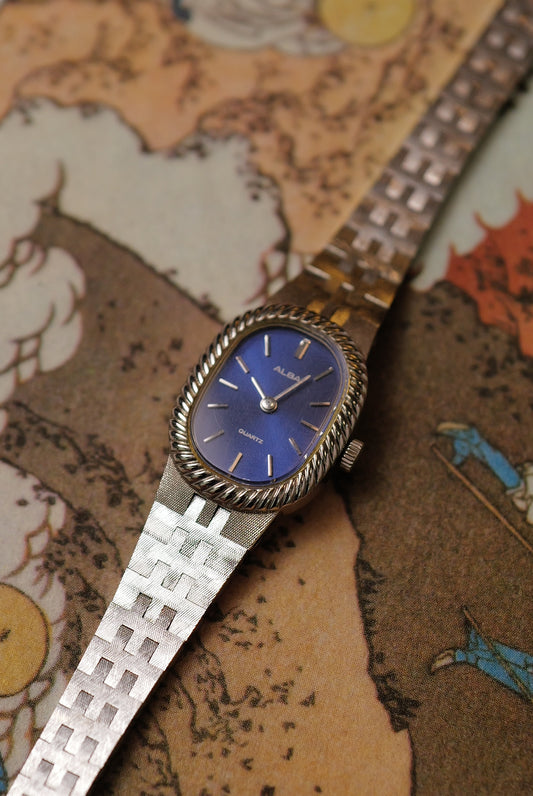 Seiko Alba Oval with ribbon bezel Quartz Circa. 1991