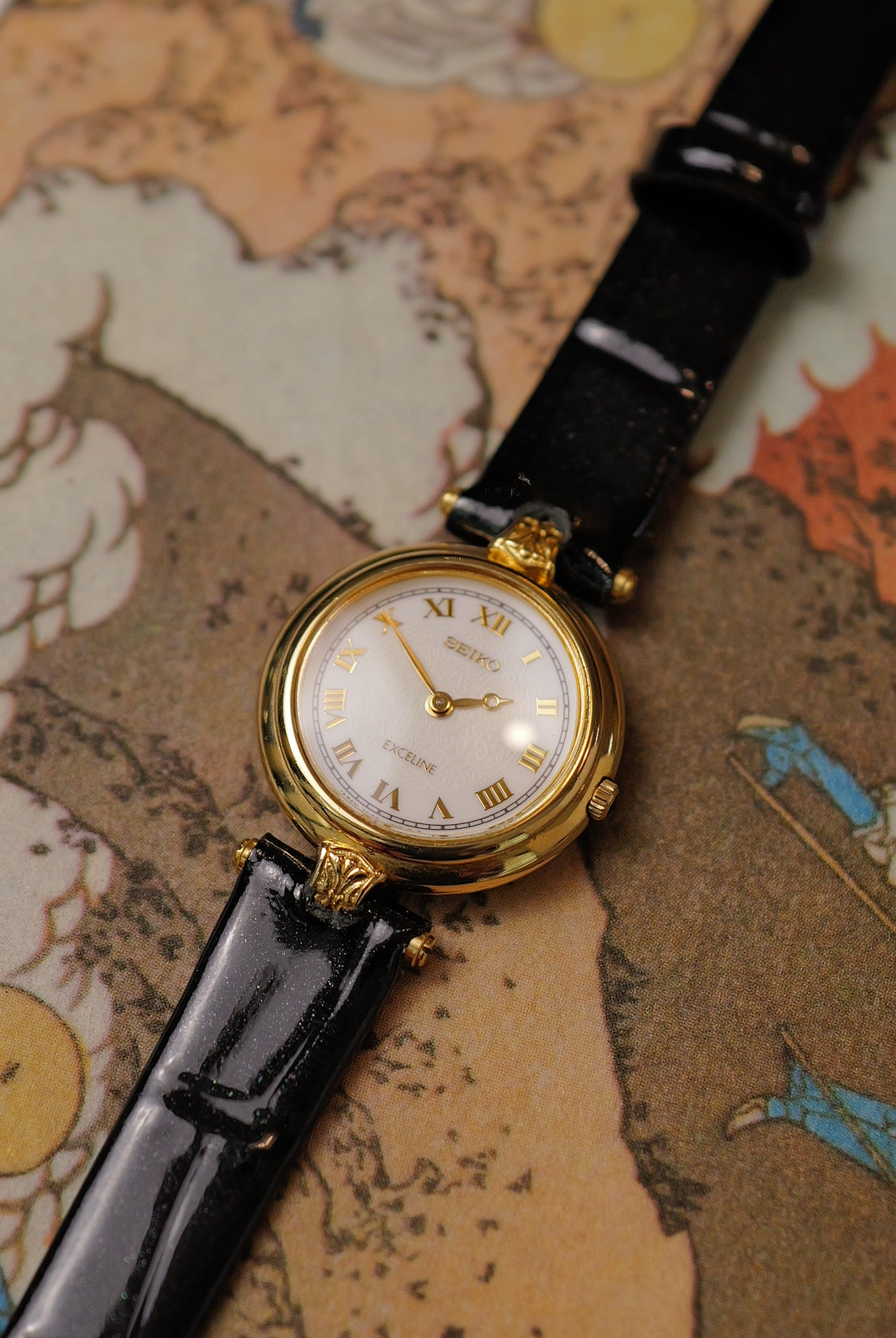 Seiko Exceline T-lugs with Engraved Dial Circa. 1992