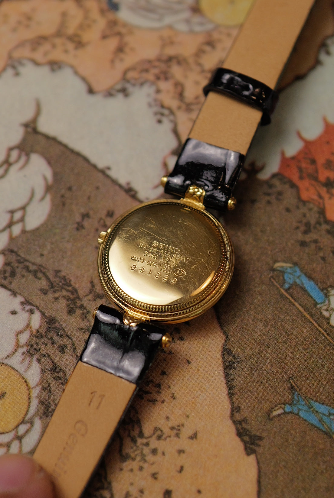 Seiko Exceline T-lugs with Engraved Dial Circa. 1992