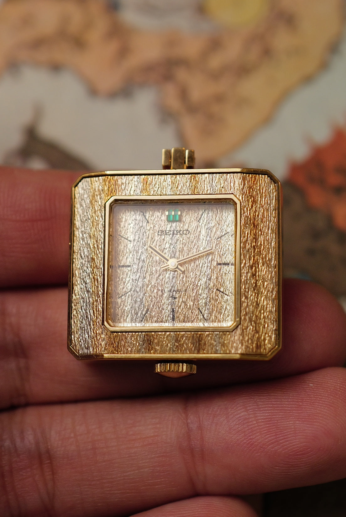 Seiko Pendent "Golden Trio" Manual winding Circa.1980s