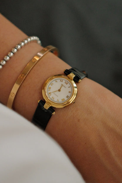 Seiko Exceline T-lugs with Engraved Dial Circa. 1992