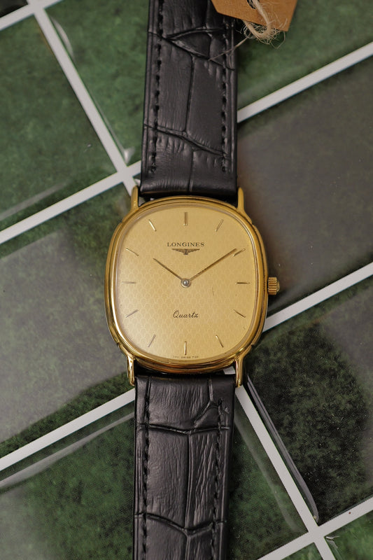 Longines Elipse Honeycomb dial Quartz Circa. 1980s