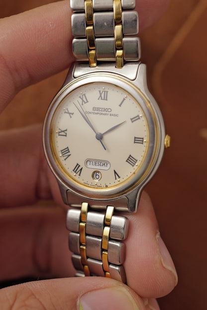 Seiko Contemporary Basic Day Date Circa. 1990