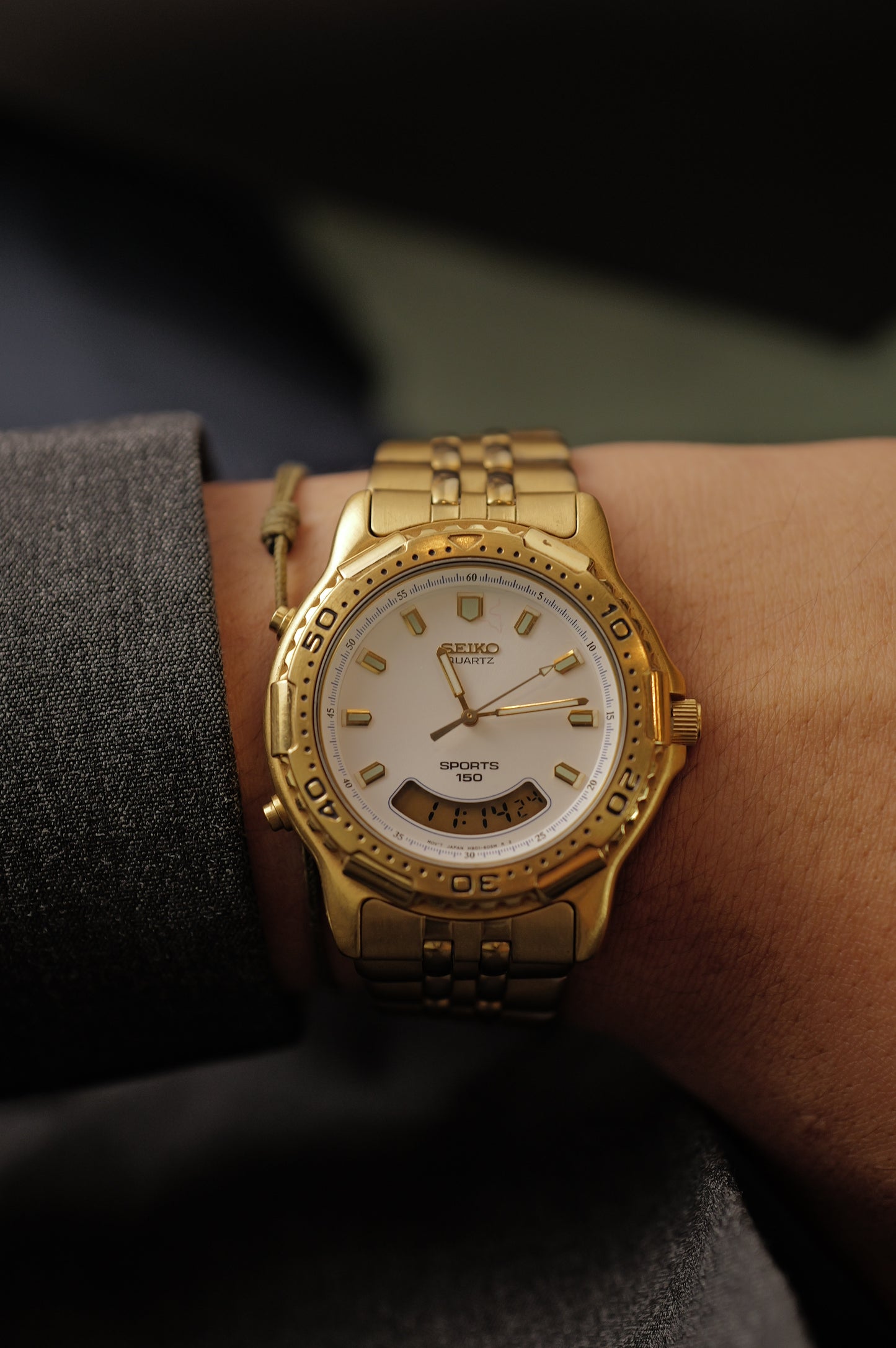 Seiko Quartz Sports 150 Dual Time Complication