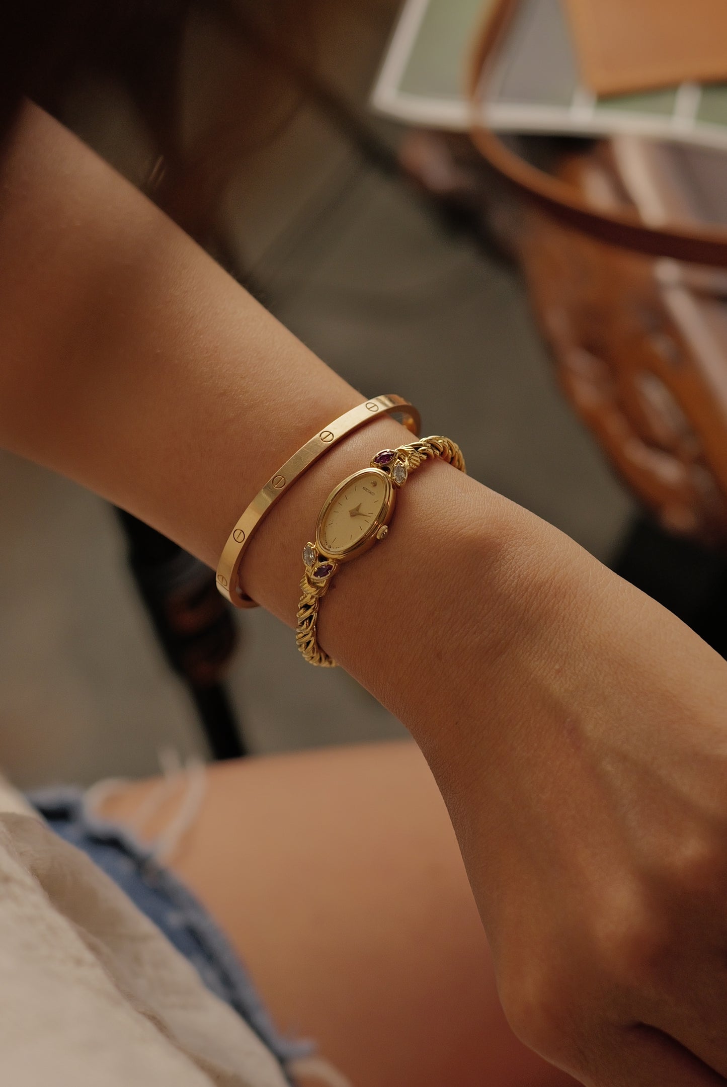 Seiko "Rosevine" Bracelet Circa. 1986