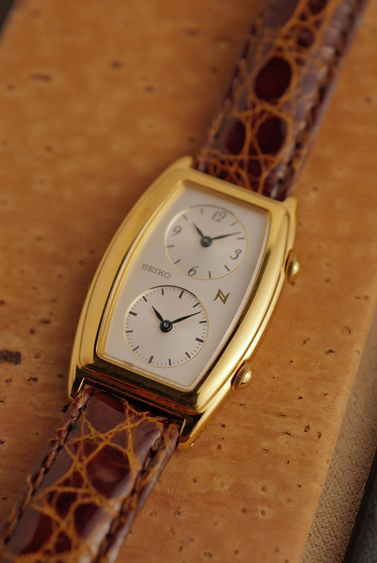 Seiko "Tonneau Dual time" Circa. 1995